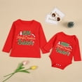thumbnail image 1 of Uccdo Big Sister Little Sister Matching Christmas Outfits Toddler Girls Cotton T-shirt Tops Newborn Baby Romper 1Pcs, 1 of 7