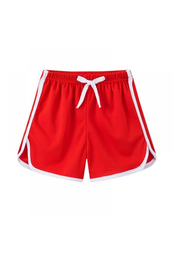 Boys Girls Summer Beach Board Shorts, Kids Quick Dry Swim Trunks, Toddler Athletic Bottom Drawstring Running Shorts 2-7T