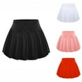 thumbnail image 1 of Uccdo Girls Casual Flared Pleated Skater Skirts High Waist Stretchy Mini Skirts with Liner, Size 3-16 Years, 1 of 4