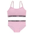 thumbnail image 1 of Uccdo Girls Matching Underwear Sets Training Bra Panties Wireless Crop Cami Sports Bra Hipster Set, 1 of 2