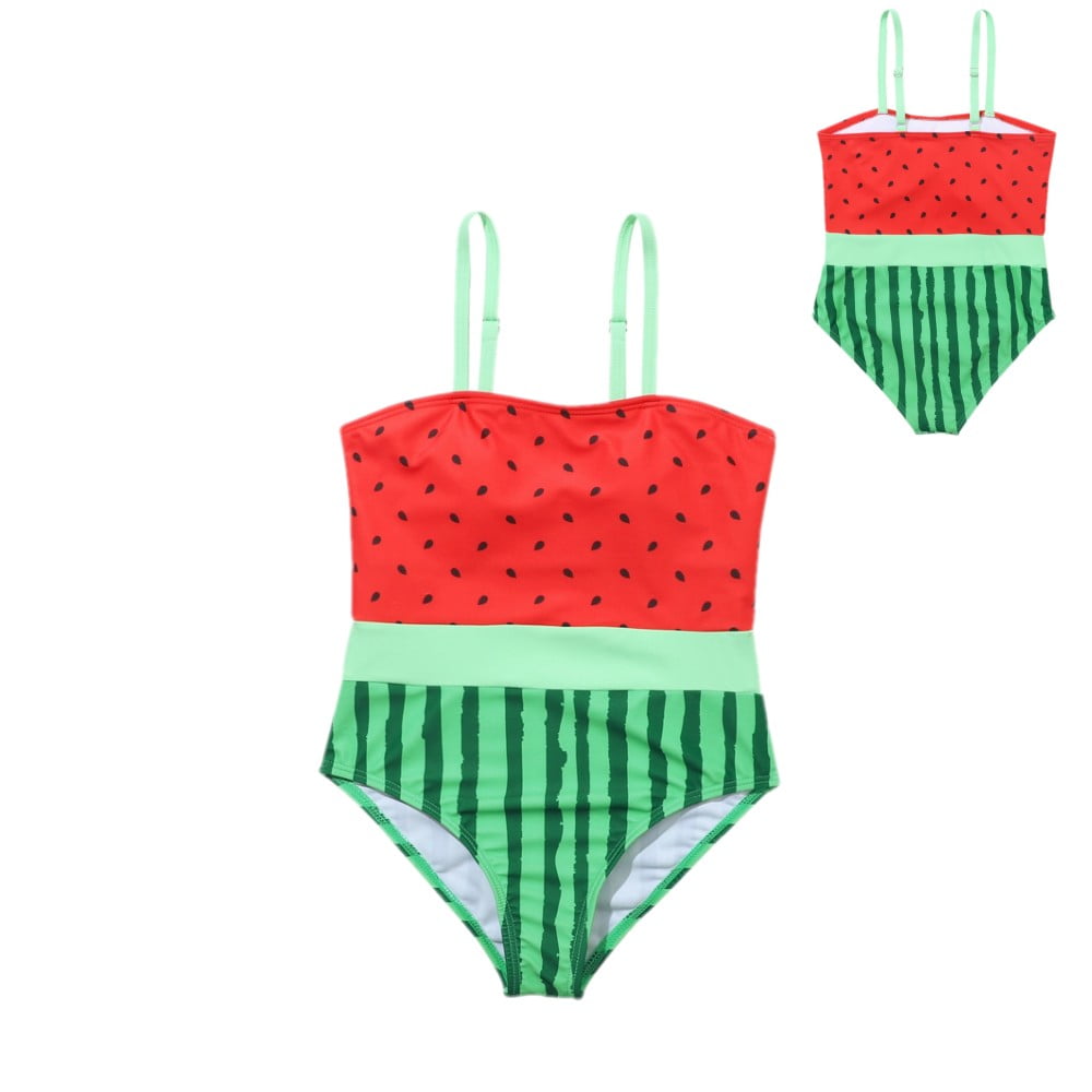 Uccdo Girls One-Piece Swimsuits, Little Girls Bikini Bathing Suit ...