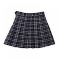 thumbnail image 1 of Uccdo Girls Plaid Pleated Skirt with Shorts School Girls Uniform Mini Skirts High Waist A-Line Tennis Skorts 2-12 Years, 1 of 2