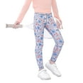 thumbnail image 1 of Uccdo Girls Quick Dry Athletic Dance Leggings Fitness Running Yoga Skinny Pants Activewear 4-11T, 1 of 7