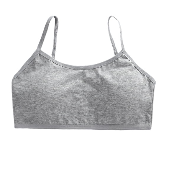 Uccdo Girls Seamless Training Bra Casual Wireless Padded Bra Bralette Sports Bra, One Size, 8-16T