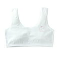 thumbnail image 1 of Uccdo Girls Training Bra Bralette Casual Wireless Padded Bra Racerback Vest Sports Bra, One Size, 8-16T, 1 of 4