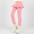thumbnail image 1 of Uccdo Girls Winter Warm Fleece Lined Leggings Kids Thicken Skirt Tights Stretch Pants For Teenage/Little Girls 3-11Y, 1 of 8