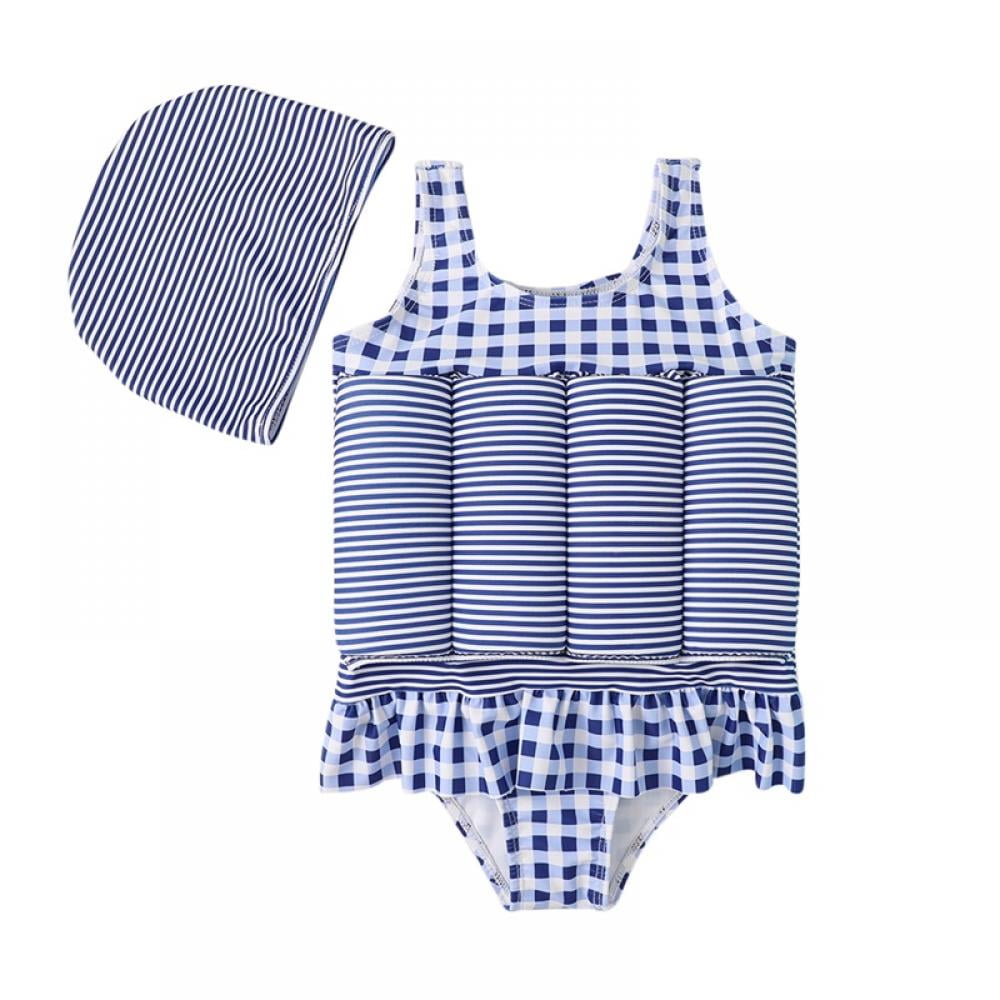 Uccdo Kid Toddler Girls Floatation Swimsuit with Adjustable Buoyancy