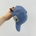 thumbnail image 1 of Uccdo Kids Faux Suede Baseball Caps Sun Hats Children's Adjustable Hat With Cloth Patch, 1-6T, 1 of 3