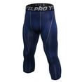 thumbnail image 1 of Uccdo Men Quick Dry Compression Tights Capri Running Yoga Pants Leggings, 1 of 2