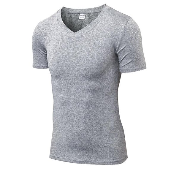 Uccdo Men's Cool Dry Compression Short Sleeve Sports Baselayer T-Shirts Tops
