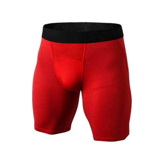 Uccdo Men's Sport Performance Boxer Brief Underwear Compression Shorts