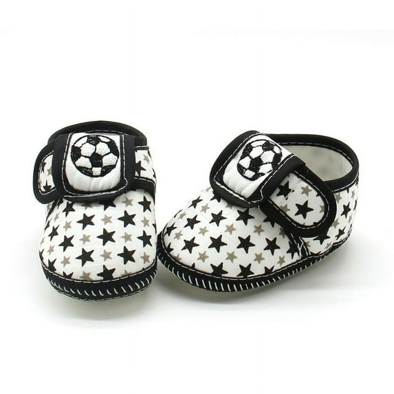 Uccdo Newborn Baby Star Pattern Crib Shoes Infants Anti Slip Warm Booties Boots