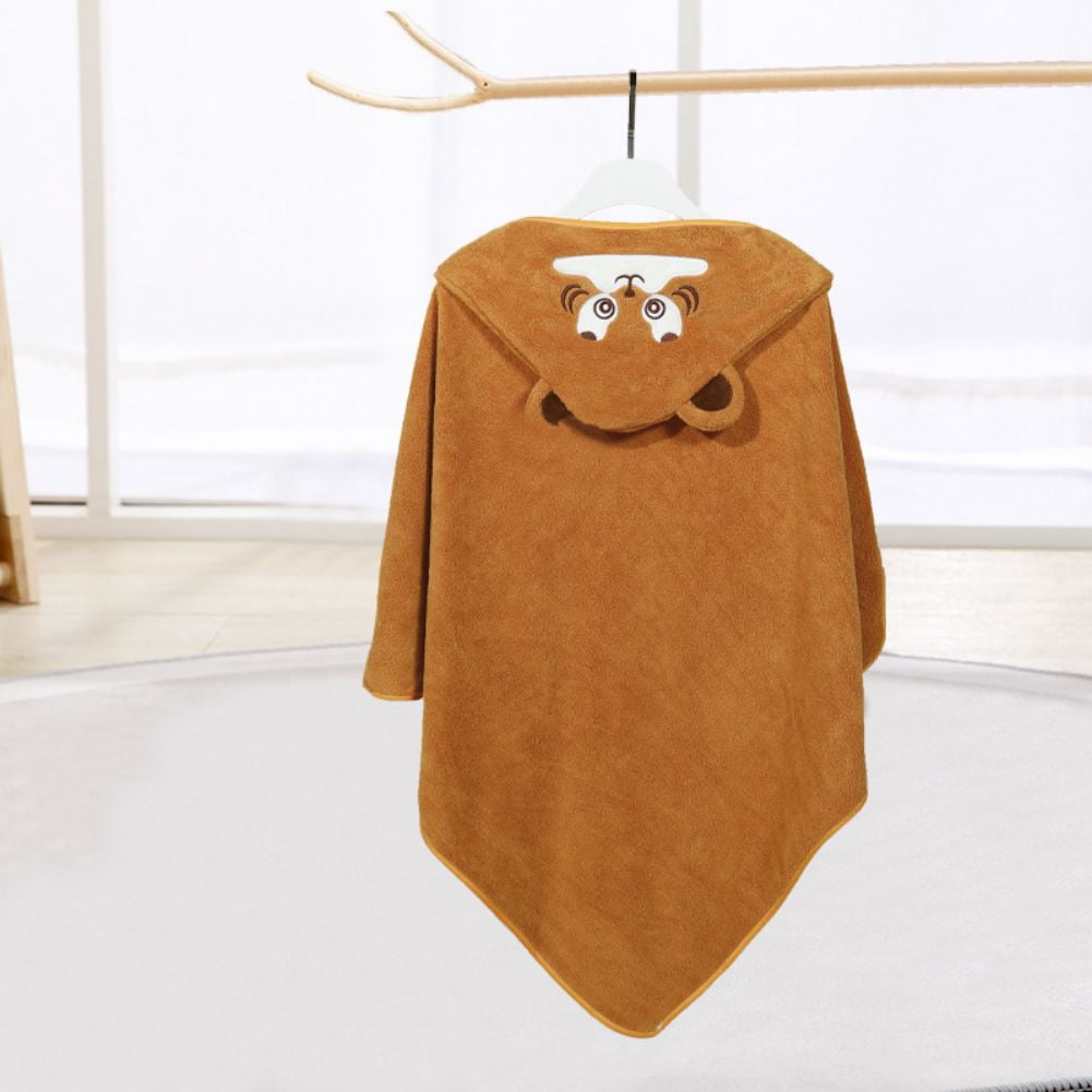 Uccdo Toddler Baby Boys Girls Hooded Bathrobes Cartoon Beach Towels