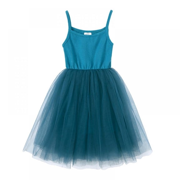 Uccdo Toddler Baby Girls Sleeveless Tutu Dress Little Girls Party Princess Dresses Infants Layered Tulle Sundress 9M-8T