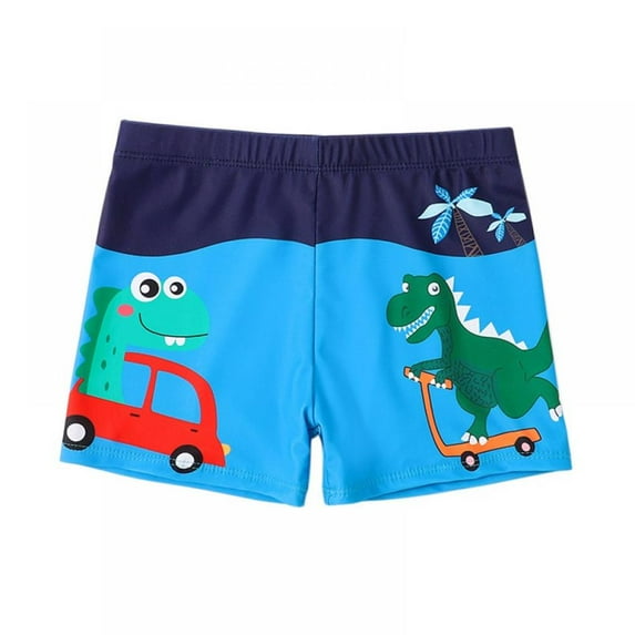 Uccdo Toddler Boys Swim Trunks, Little Boy Beach Shorts Quick Dry Boardshorts Swimwear, Kids Elastic Drawstring Bathing Suit, Size 3-8 Years