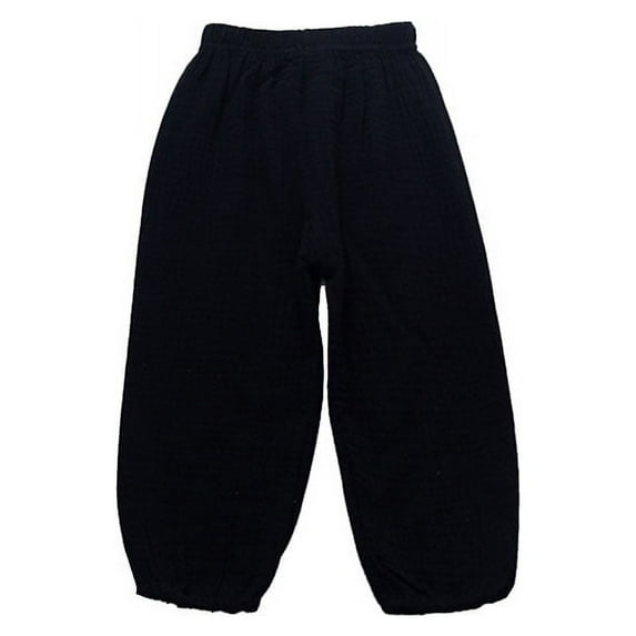 Uccdo Toddler Girl Boy Cotton Long Harem Pants Kids Casual Solid Bottoms Trousers 1-5T
