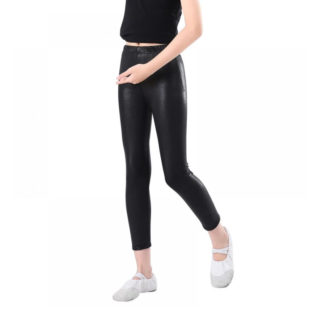 Naiyafly Girls Athletic Gym Leggings Kids Girl's Wideband Waist Leggings  High Waisted Tights Workout Yoga Skinny Pants Children Dance Running Active  Dance Tights Trousers Blue : : Fashion