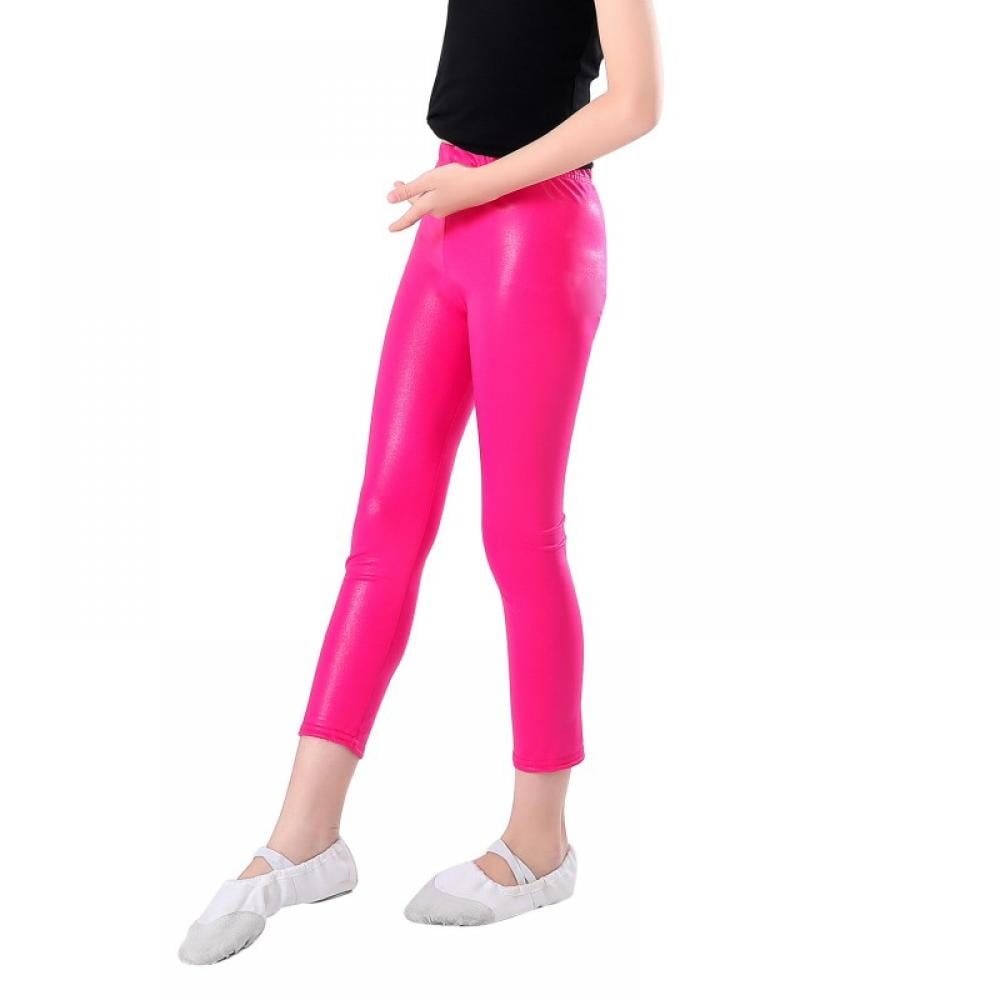 Daydance Girl's Stirrup Pants for Gymnastics Shiny Spandex Athletic Dance  Leggings for Kids : : Clothing, Shoes & Accessories