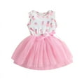 thumbnail image 1 of Uccdo Toddler Girls Summer Casual Tutu Dresses Baby Sleeveless Princess Party Dress 1-6T, 1 of 8