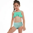 thumbnail image 1 of Uccdo Toddler Girls Two Piece Swimsuits Kids Bikini Bathing Suit Sunsuits Swimwear 2-12T, 1 of 2