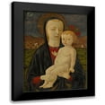 thumbnail image 1 of Uccello, Paolo 12x14 Black Modern Framed Museum Art Print Titled - Madonna and Child, 1 of 5