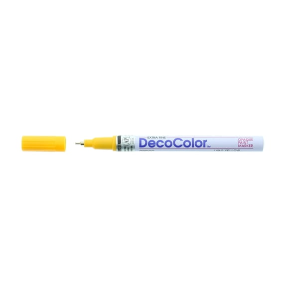 Uchida 140-C-5 Marvy Deco Color Extra Fine Paint Marker, Yellow