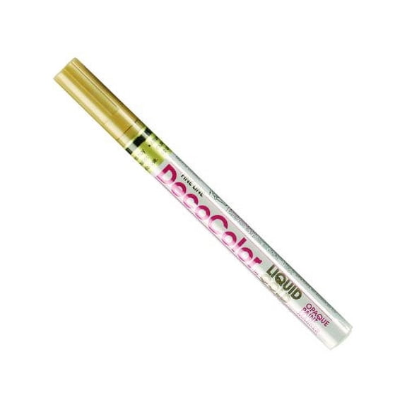Uchida 200-C-GLD Marvy Deco Color Fine Point Paint Marker, Gold