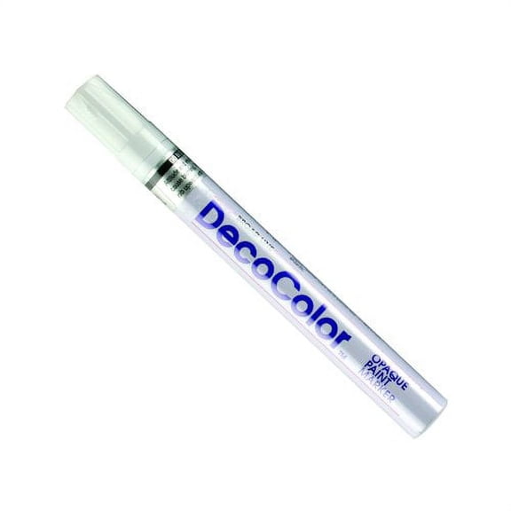 Uchida 300-C-0 Marvy Deco Color Broad Point Paint Marker, White