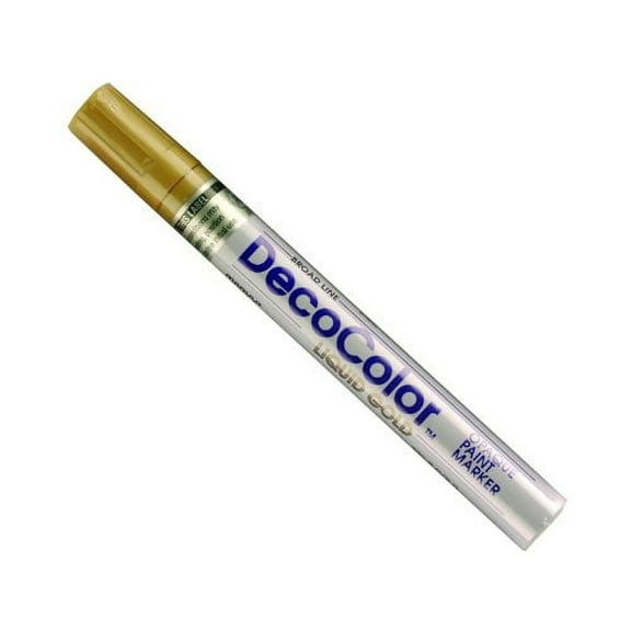 Uchida 300-C-GLD Marvy Deco Color Broad Point Paint Marker, Gold