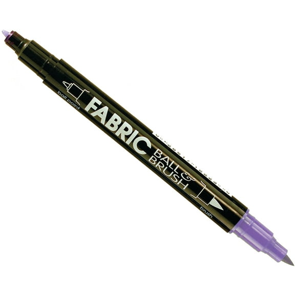 Uchida Ball & Brush Fabric Marker-Fluorescent Violet
