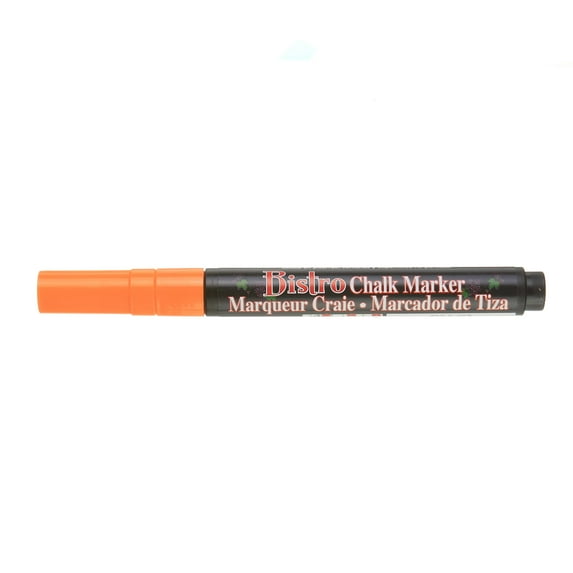 Uchida Bistro Chalk Marker, Fine, Fluorescent Orange