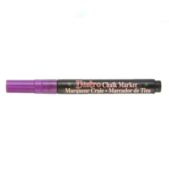 Uchida Bistro Chalk Marker, Fine, Fluorescent Violet