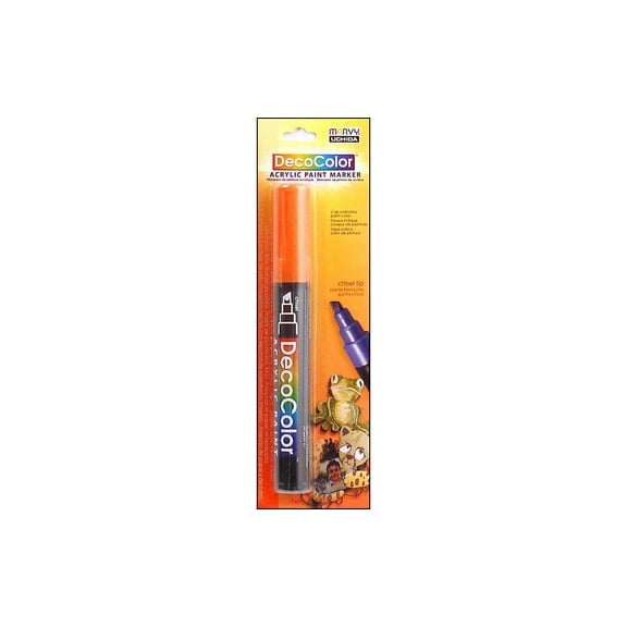 Uchida DecoColor Acry Paint Pen Card Orange