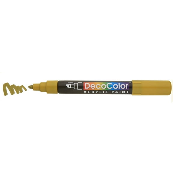 Uchida DecoColor Acrylic Metallic Paint Marker Chisel Tip