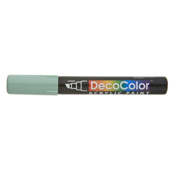 Uchida DecoColor Acrylic Paint Marker, Chisel, Celadon
