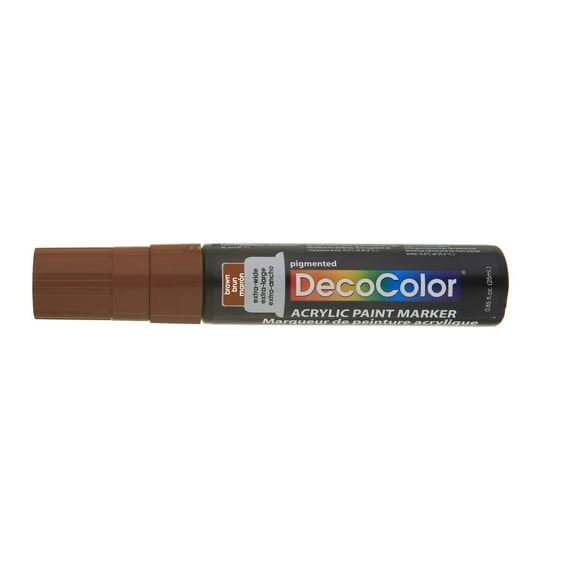 Uchida DecoColor Acrylic Paint Marker, Jumbo, Brown