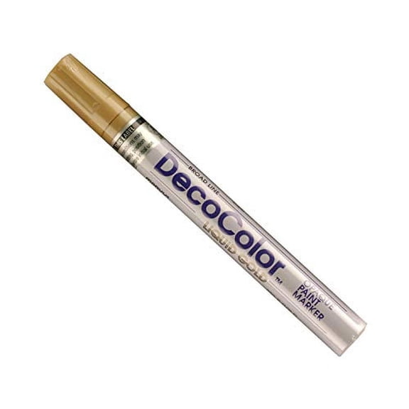 Uchida DecoColor Opaque Paint Marker Broad Point Gold (3 pieces)