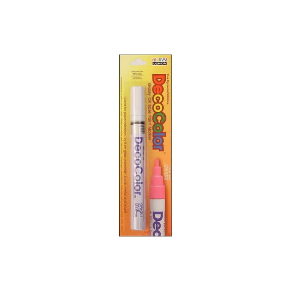 Uchida DecoColor Paint Marker, Broad, Carded Packaging, White