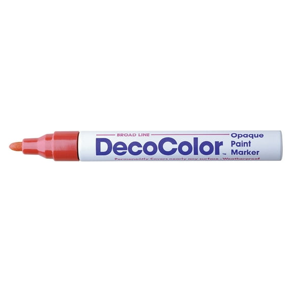 Uchida DecoColor Paint Marker, Broad, White