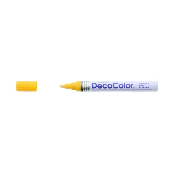 Uchida DecoColor Paint Marker, Broad, Yellow