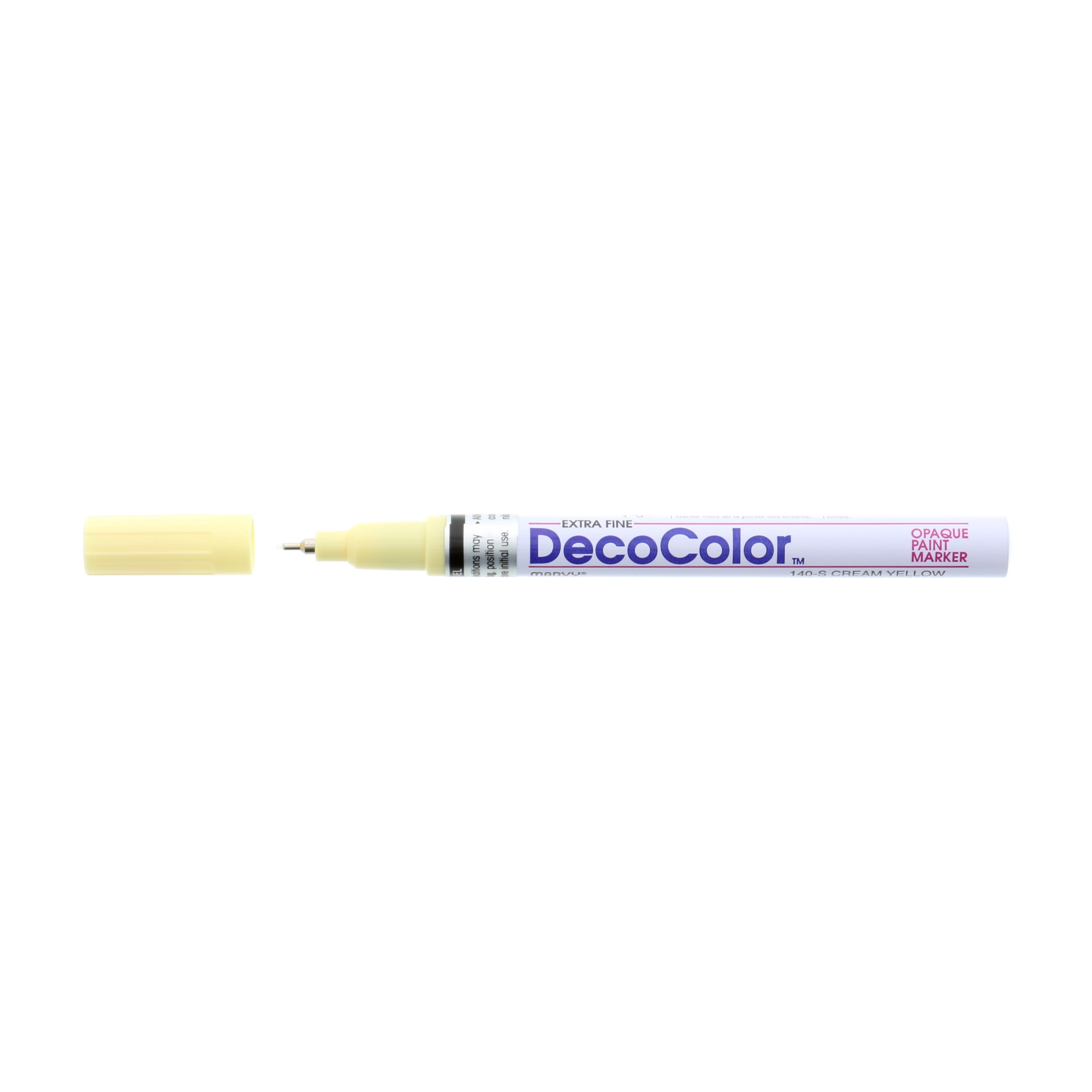 Extra-Fine Cream Yellow DecoColor Paint Marker