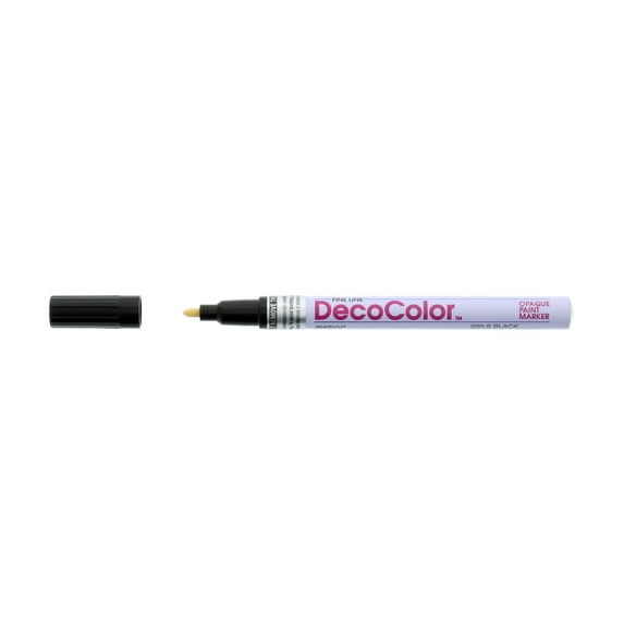 Uchida DecoColor Paint Marker, Fine, Black