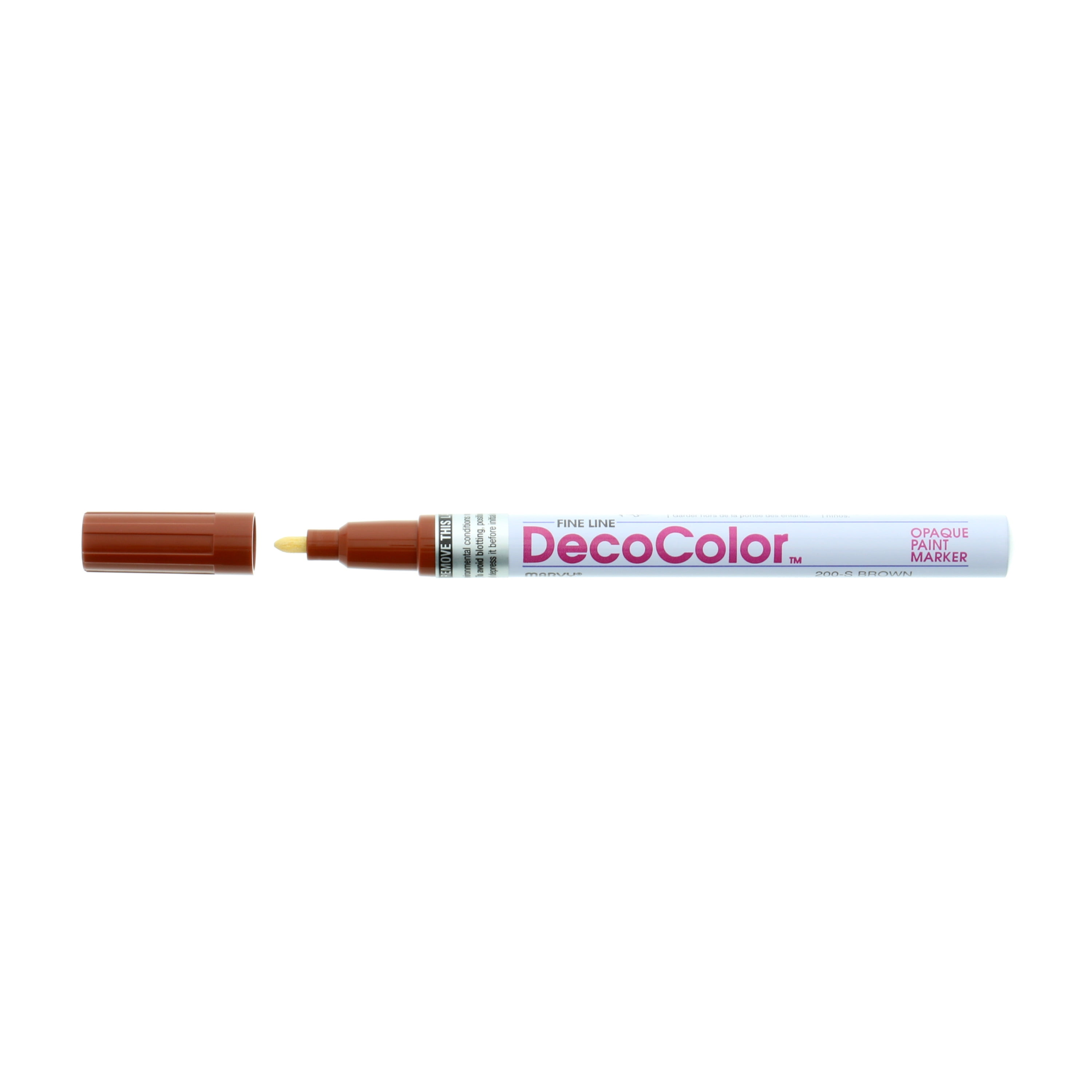 Uchida DecoColor Paint Marker, Fine, Brown