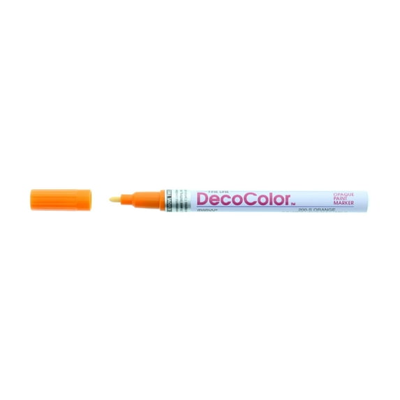 Uchida DecoColor Paint Marker, Fine, Orange