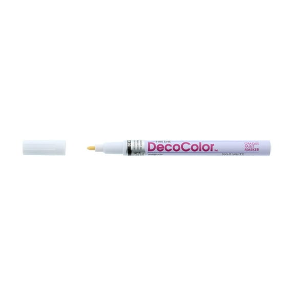 Uchida DecoColor Paint Marker, Fine, White