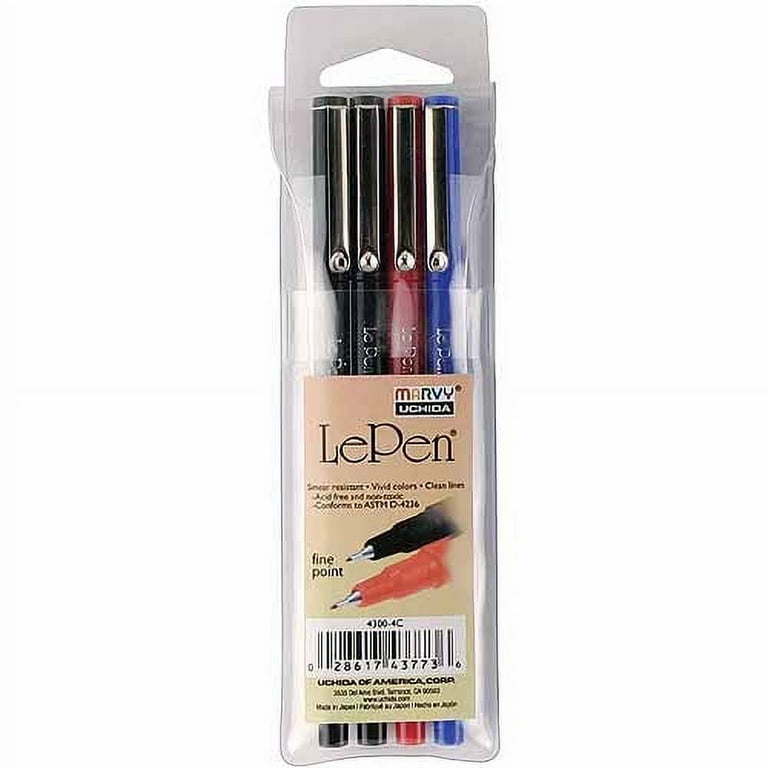 Uchida Le Pen, 0.03mm Point - 4 pack