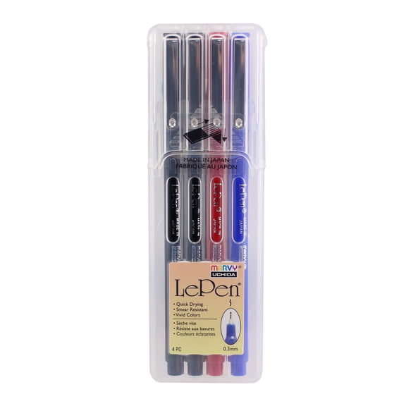 Uchida Le Pen .03mm Point Set, 4pk