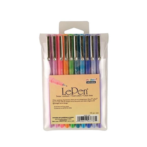 Uchida Le Pen Bright Set - 10 Set