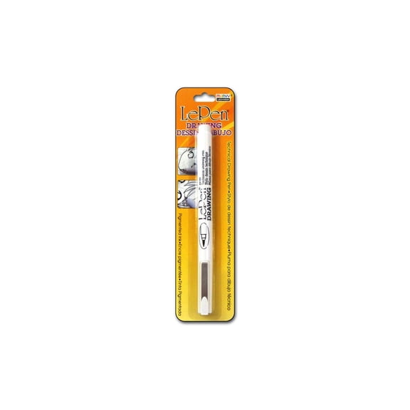 Uchida Le Pen Drawing Marker Card Brush Blk