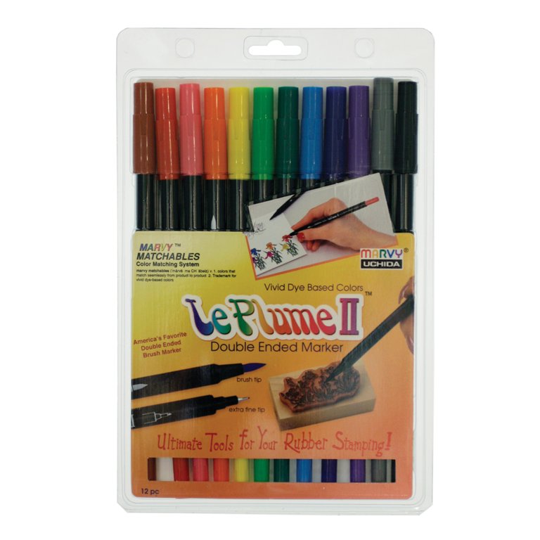 https://i5.walmartimages.com/seo/Uchida-Le-Plume-II-Double-Ended-Watercolor-Marker-Set-12-Colors-Primary_466febac-72ee-433c-86a3-c39d3b35e957_1.817c74217c8e5f8354e1b0831c83c988.jpeg?odnHeight=768&odnWidth=768&odnBg=FFFFFF